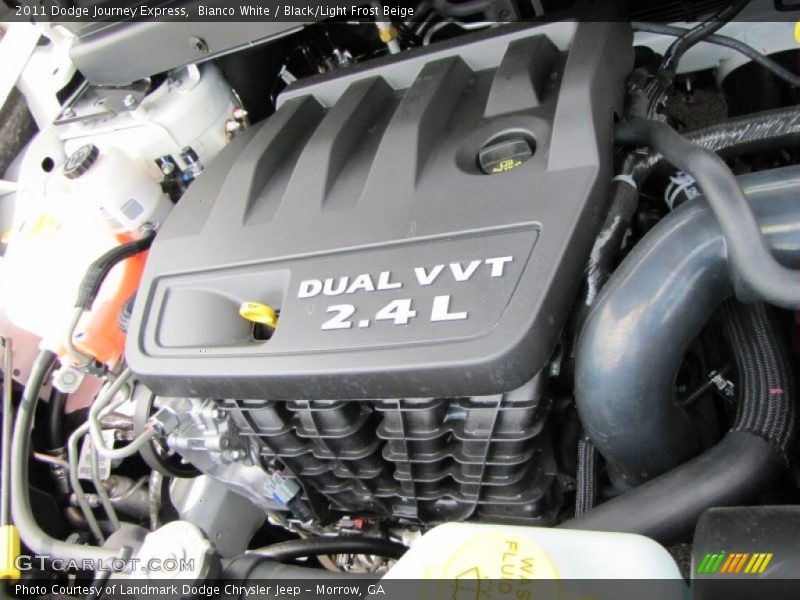 Bianco White / Black/Light Frost Beige 2011 Dodge Journey Express