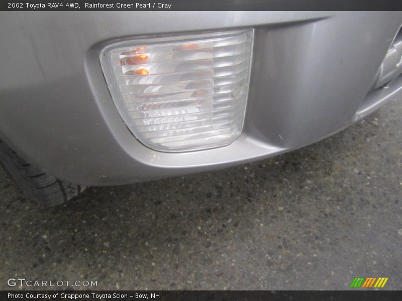 Rainforest Green Pearl / Gray 2002 Toyota RAV4 4WD