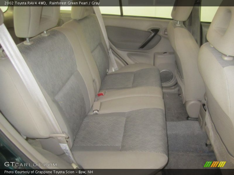 Rainforest Green Pearl / Gray 2002 Toyota RAV4 4WD