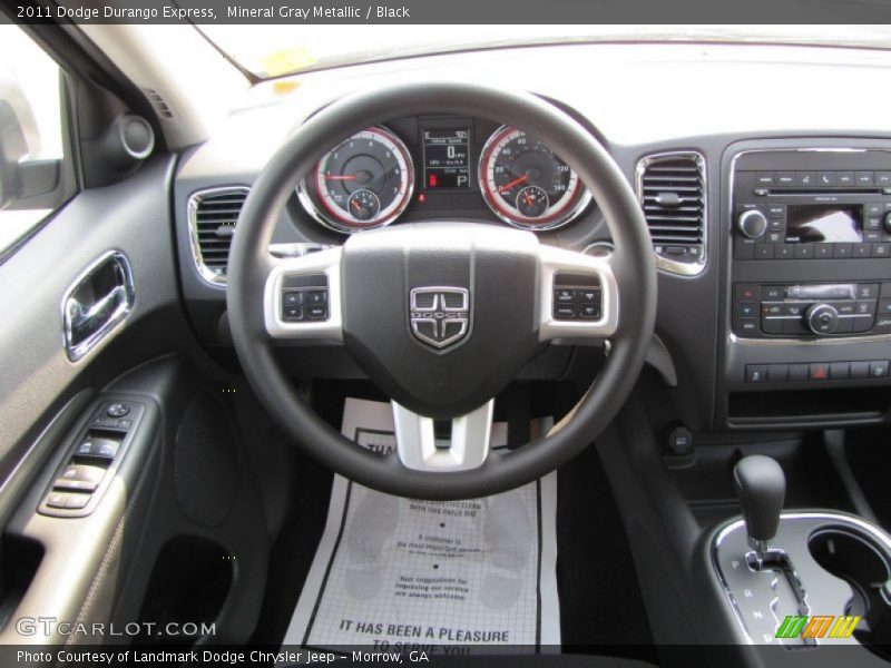 Mineral Gray Metallic / Black 2011 Dodge Durango Express