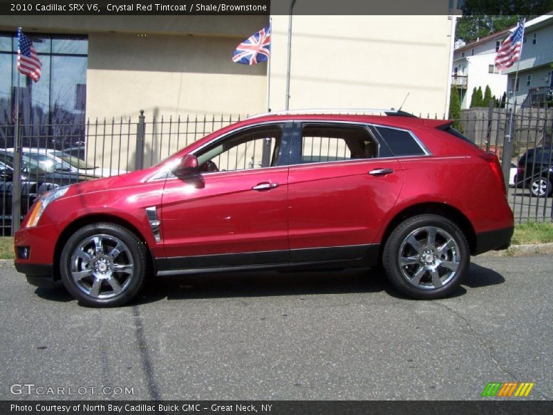 Crystal Red Tintcoat / Shale/Brownstone 2010 Cadillac SRX V6