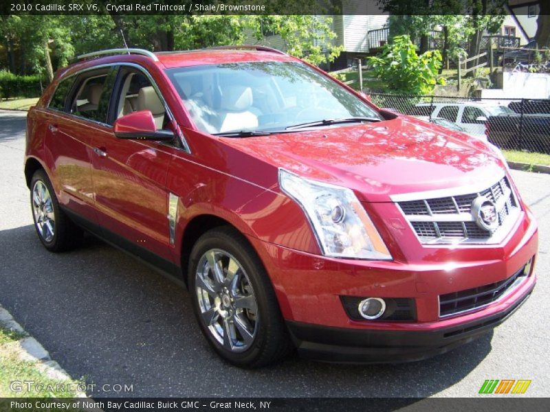 Crystal Red Tintcoat / Shale/Brownstone 2010 Cadillac SRX V6