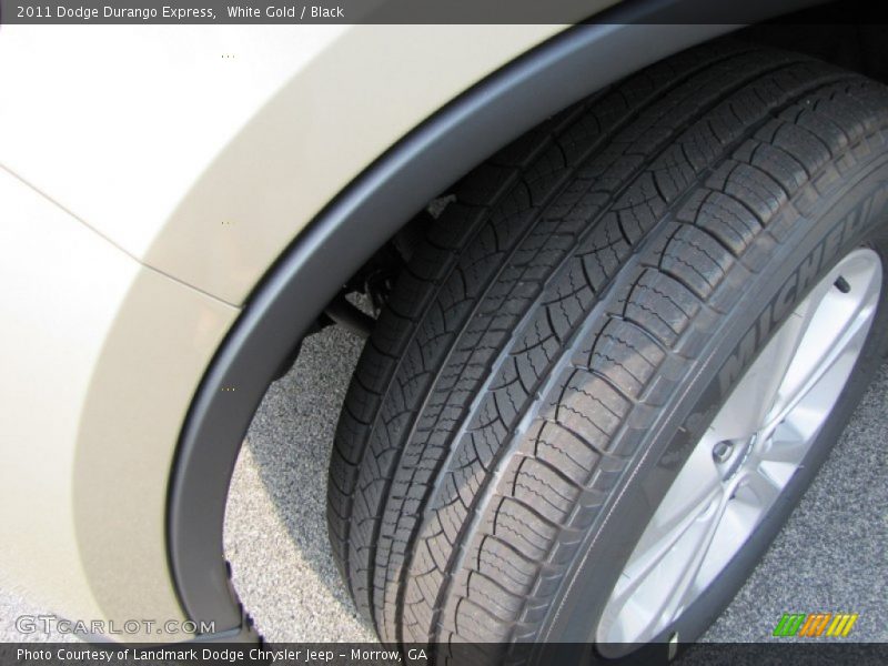 White Gold / Black 2011 Dodge Durango Express