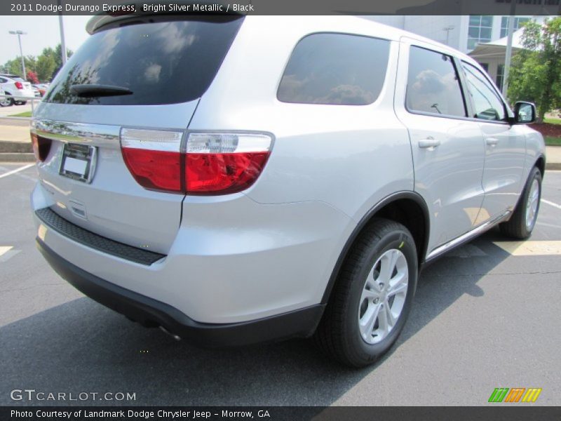 Bright Silver Metallic / Black 2011 Dodge Durango Express