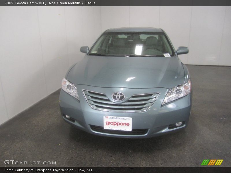 Aloe Green Metallic / Bisque 2009 Toyota Camry XLE