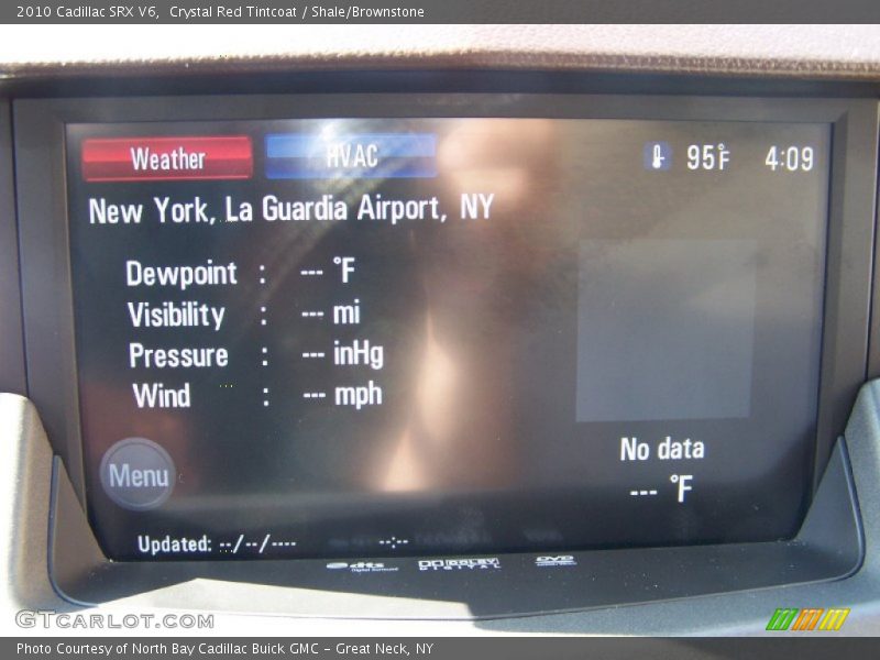 Crystal Red Tintcoat / Shale/Brownstone 2010 Cadillac SRX V6