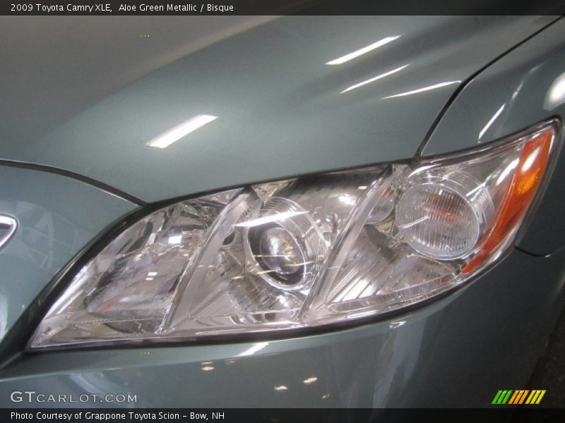 Aloe Green Metallic / Bisque 2009 Toyota Camry XLE