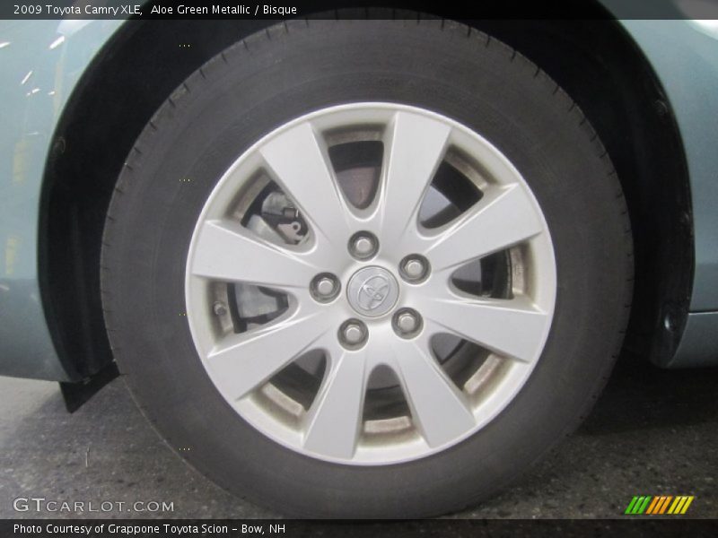 Aloe Green Metallic / Bisque 2009 Toyota Camry XLE