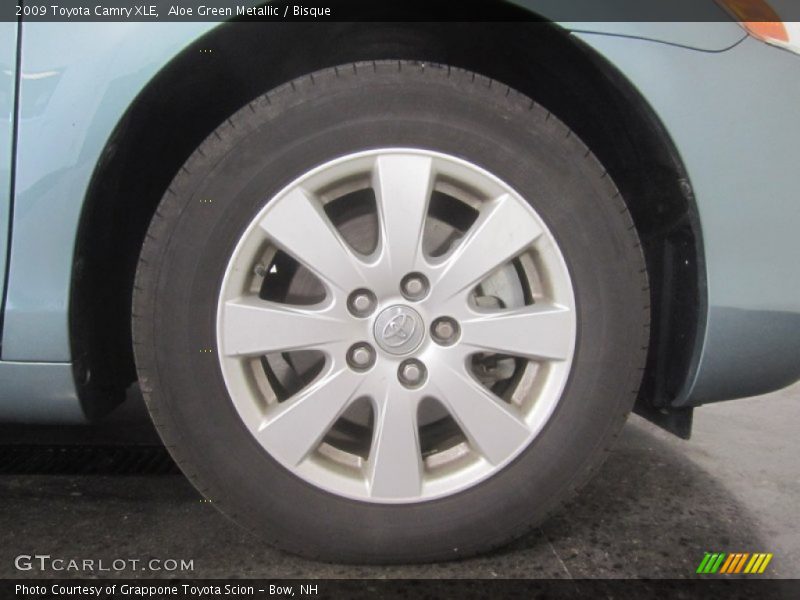 Aloe Green Metallic / Bisque 2009 Toyota Camry XLE