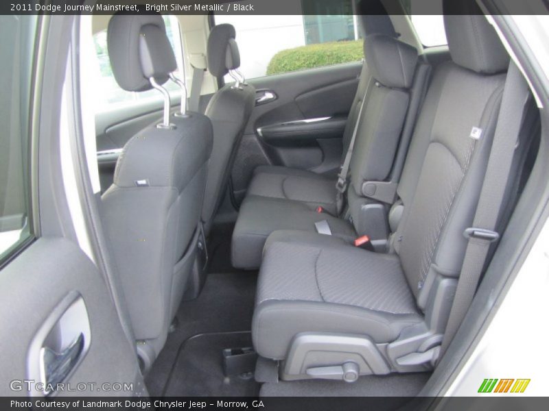 Bright Silver Metallic / Black 2011 Dodge Journey Mainstreet