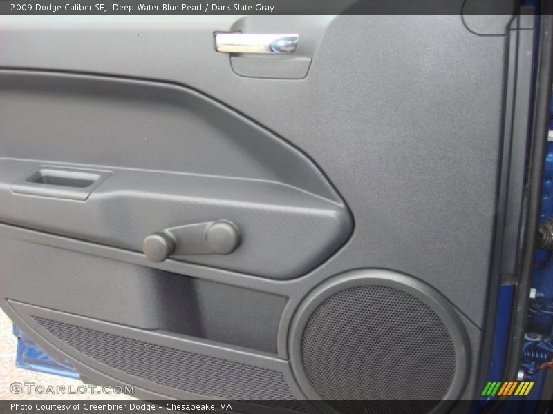 Deep Water Blue Pearl / Dark Slate Gray 2009 Dodge Caliber SE