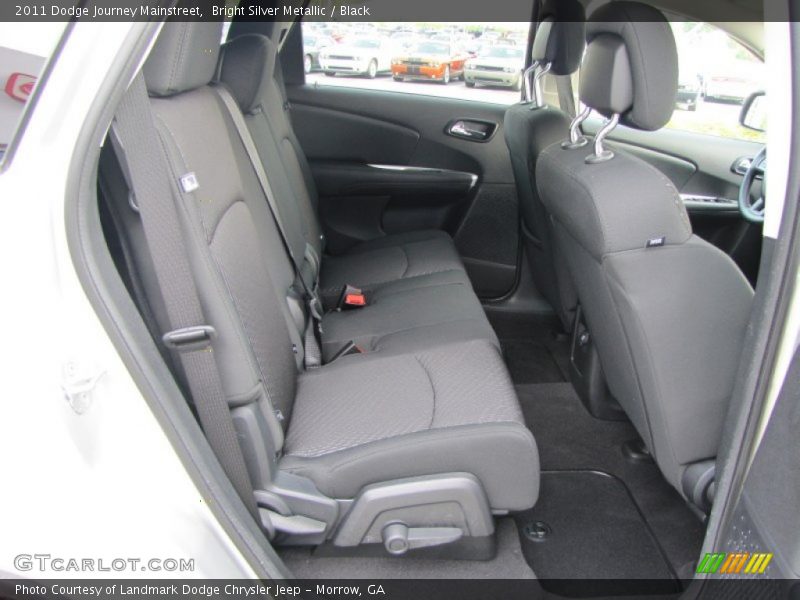 Bright Silver Metallic / Black 2011 Dodge Journey Mainstreet