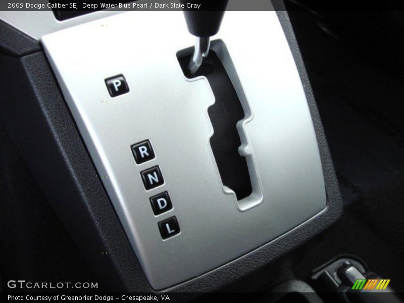 Deep Water Blue Pearl / Dark Slate Gray 2009 Dodge Caliber SE