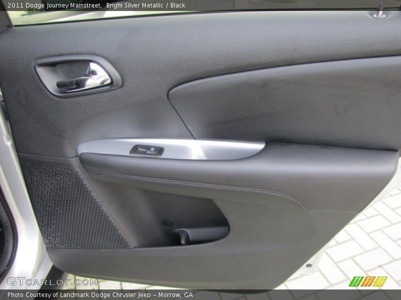 Bright Silver Metallic / Black 2011 Dodge Journey Mainstreet