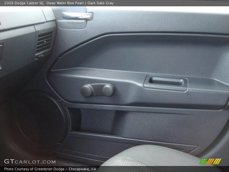 Deep Water Blue Pearl / Dark Slate Gray 2009 Dodge Caliber SE
