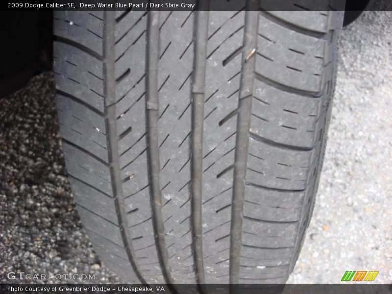Deep Water Blue Pearl / Dark Slate Gray 2009 Dodge Caliber SE