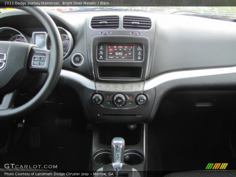 Bright Silver Metallic / Black 2011 Dodge Journey Mainstreet