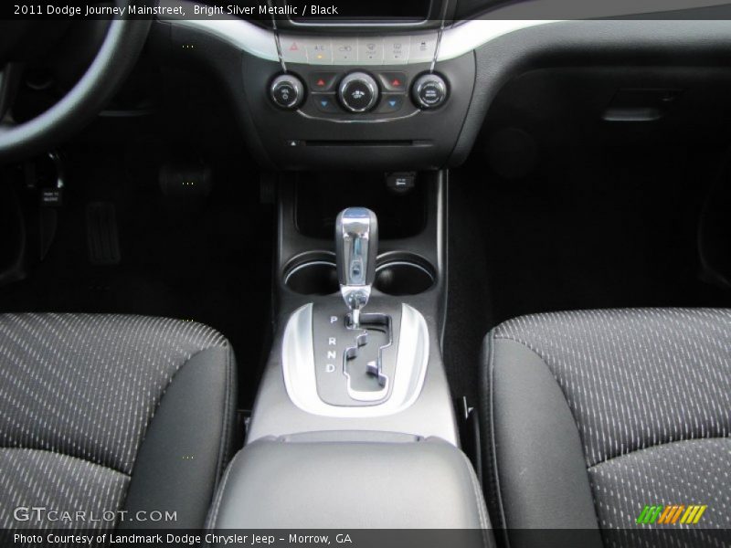 Bright Silver Metallic / Black 2011 Dodge Journey Mainstreet