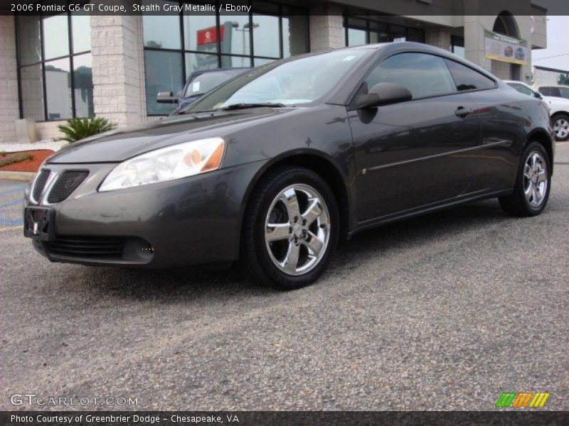 Stealth Gray Metallic / Ebony 2006 Pontiac G6 GT Coupe