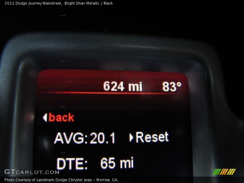 Bright Silver Metallic / Black 2011 Dodge Journey Mainstreet