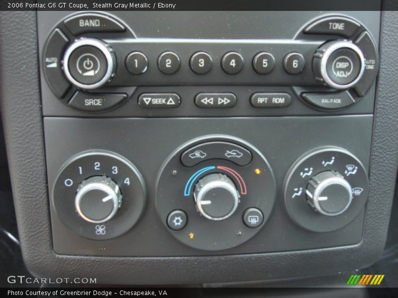 Stealth Gray Metallic / Ebony 2006 Pontiac G6 GT Coupe