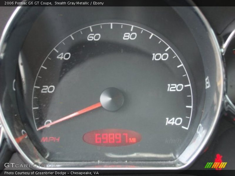 Stealth Gray Metallic / Ebony 2006 Pontiac G6 GT Coupe