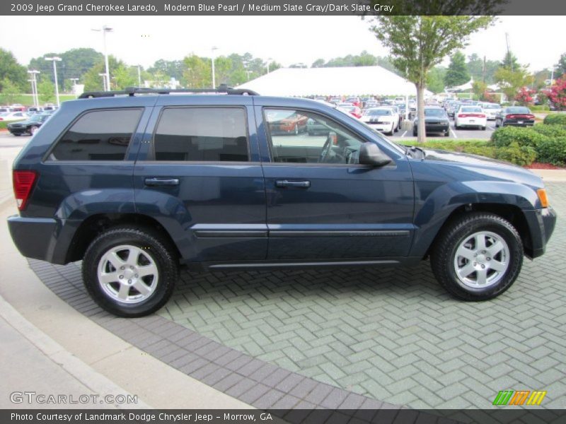 Modern Blue Pearl / Medium Slate Gray/Dark Slate Gray 2009 Jeep Grand Cherokee Laredo
