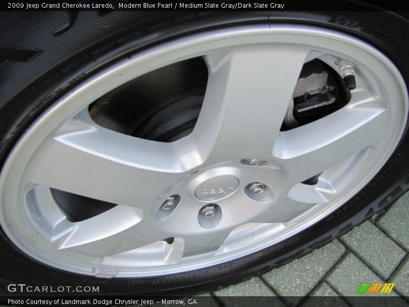 Modern Blue Pearl / Medium Slate Gray/Dark Slate Gray 2009 Jeep Grand Cherokee Laredo