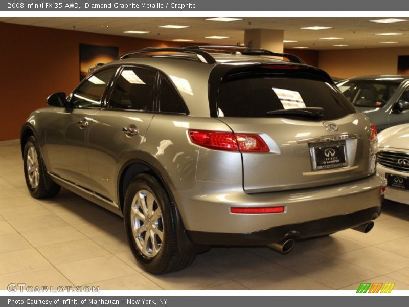 Diamond Graphite Metallic / Graphite 2008 Infiniti FX 35 AWD