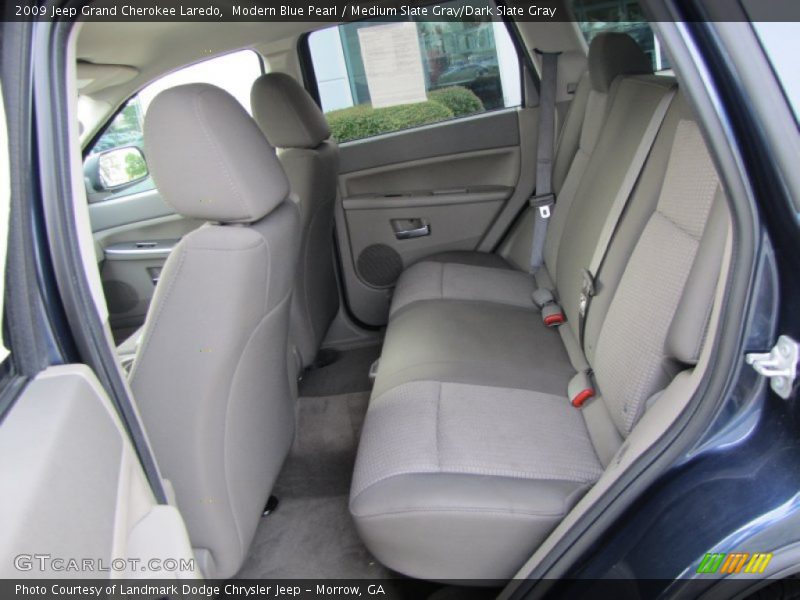 Modern Blue Pearl / Medium Slate Gray/Dark Slate Gray 2009 Jeep Grand Cherokee Laredo