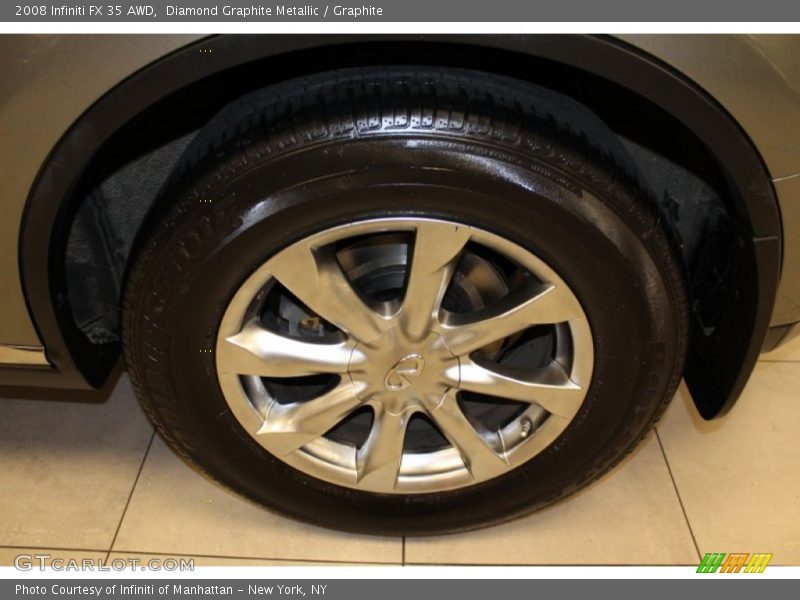 Diamond Graphite Metallic / Graphite 2008 Infiniti FX 35 AWD