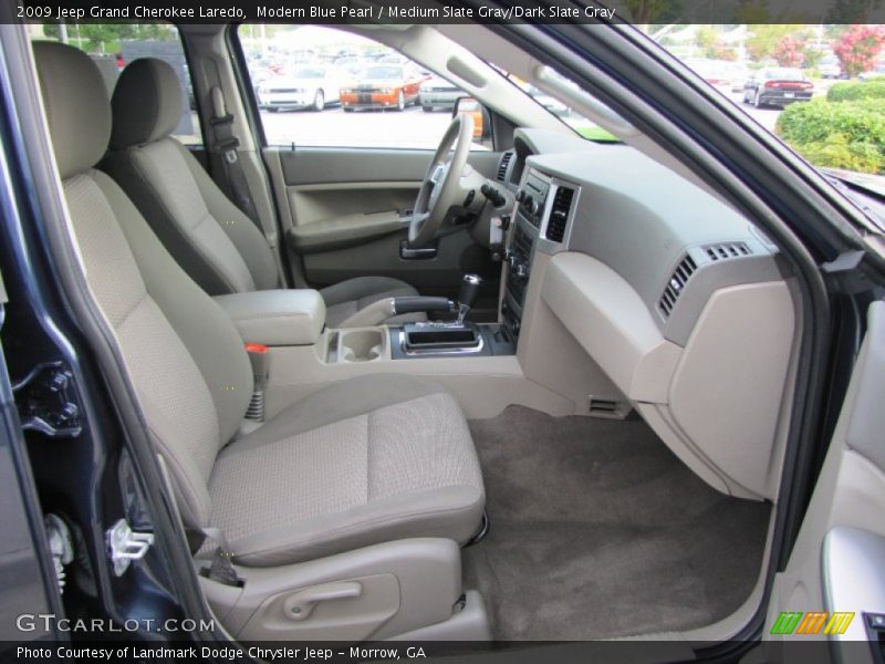 Modern Blue Pearl / Medium Slate Gray/Dark Slate Gray 2009 Jeep Grand Cherokee Laredo