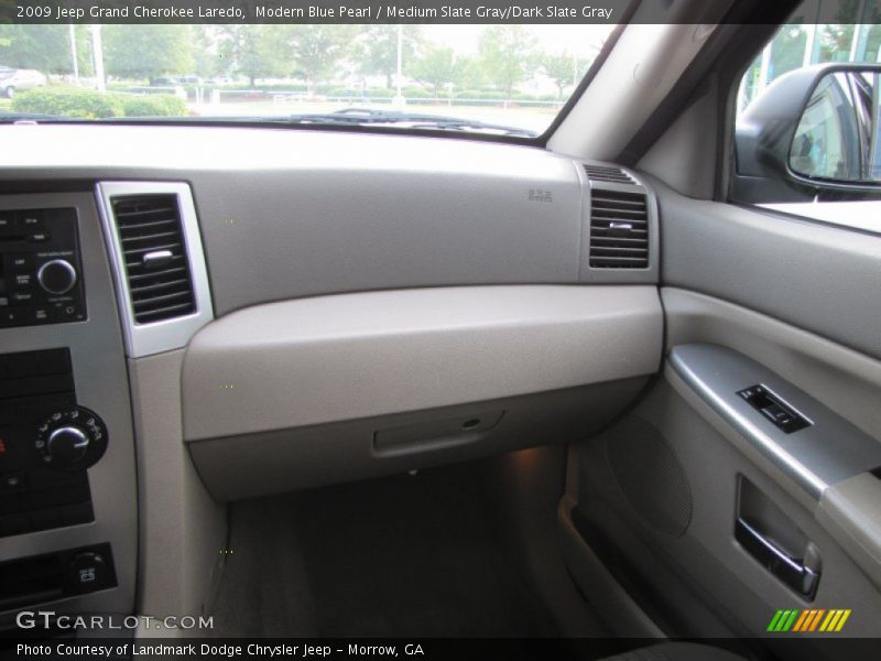 Modern Blue Pearl / Medium Slate Gray/Dark Slate Gray 2009 Jeep Grand Cherokee Laredo