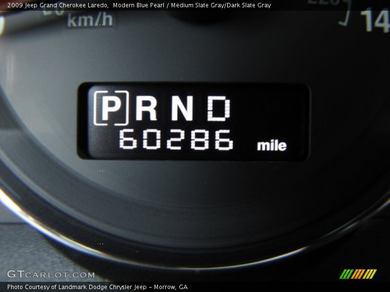 Modern Blue Pearl / Medium Slate Gray/Dark Slate Gray 2009 Jeep Grand Cherokee Laredo