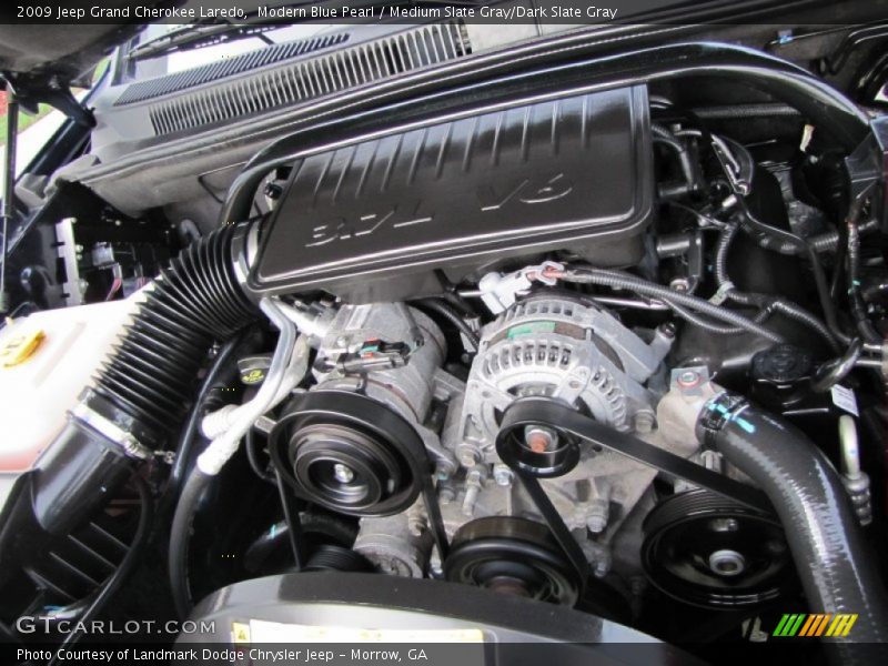 Modern Blue Pearl / Medium Slate Gray/Dark Slate Gray 2009 Jeep Grand Cherokee Laredo