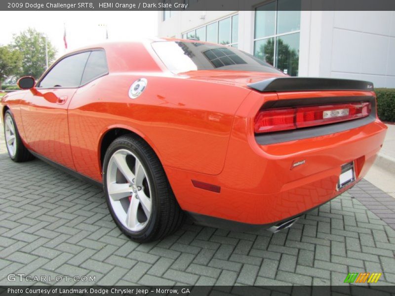 HEMI Orange / Dark Slate Gray 2009 Dodge Challenger SRT8