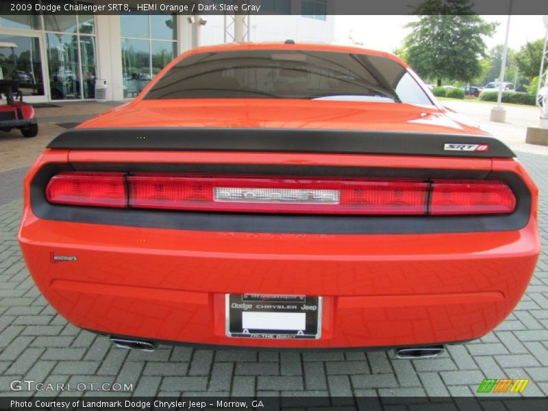 HEMI Orange / Dark Slate Gray 2009 Dodge Challenger SRT8