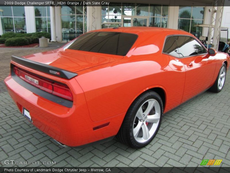 HEMI Orange / Dark Slate Gray 2009 Dodge Challenger SRT8