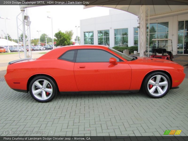 HEMI Orange / Dark Slate Gray 2009 Dodge Challenger SRT8