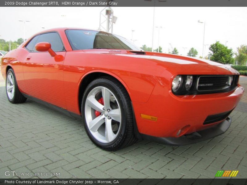 HEMI Orange / Dark Slate Gray 2009 Dodge Challenger SRT8