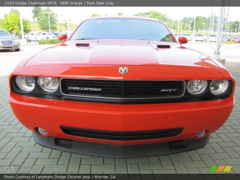HEMI Orange / Dark Slate Gray 2009 Dodge Challenger SRT8
