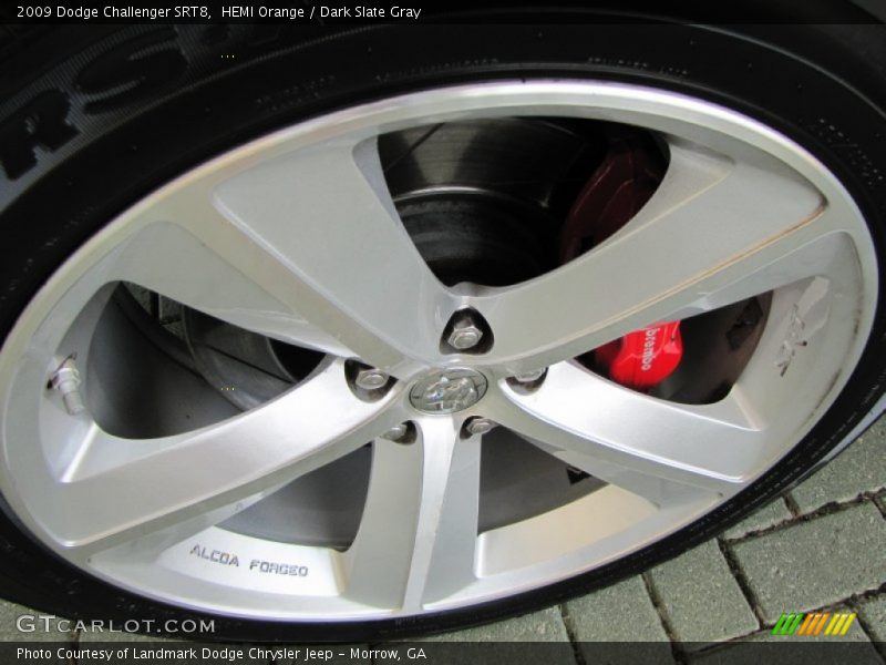 HEMI Orange / Dark Slate Gray 2009 Dodge Challenger SRT8