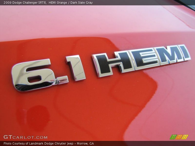 HEMI Orange / Dark Slate Gray 2009 Dodge Challenger SRT8