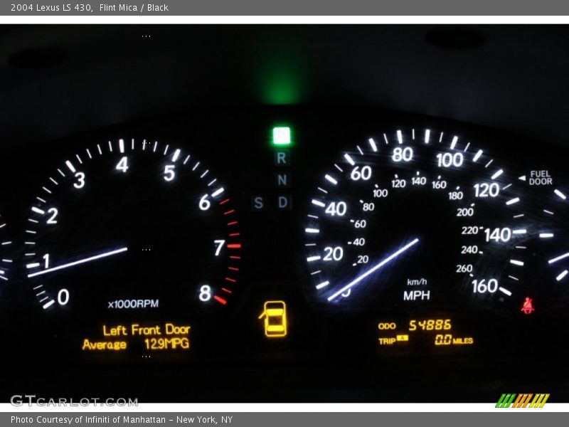 Flint Mica / Black 2004 Lexus LS 430