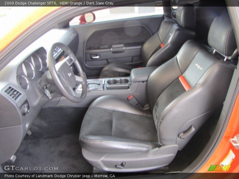 HEMI Orange / Dark Slate Gray 2009 Dodge Challenger SRT8
