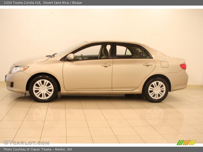 Desert Sand Mica / Bisque 2009 Toyota Corolla XLE