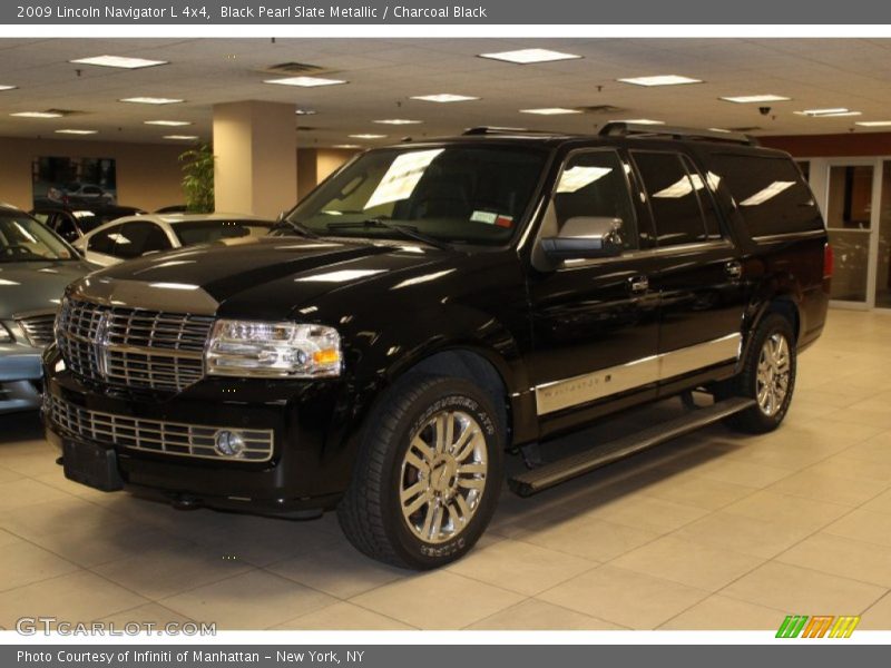 Black Pearl Slate Metallic / Charcoal Black 2009 Lincoln Navigator L 4x4