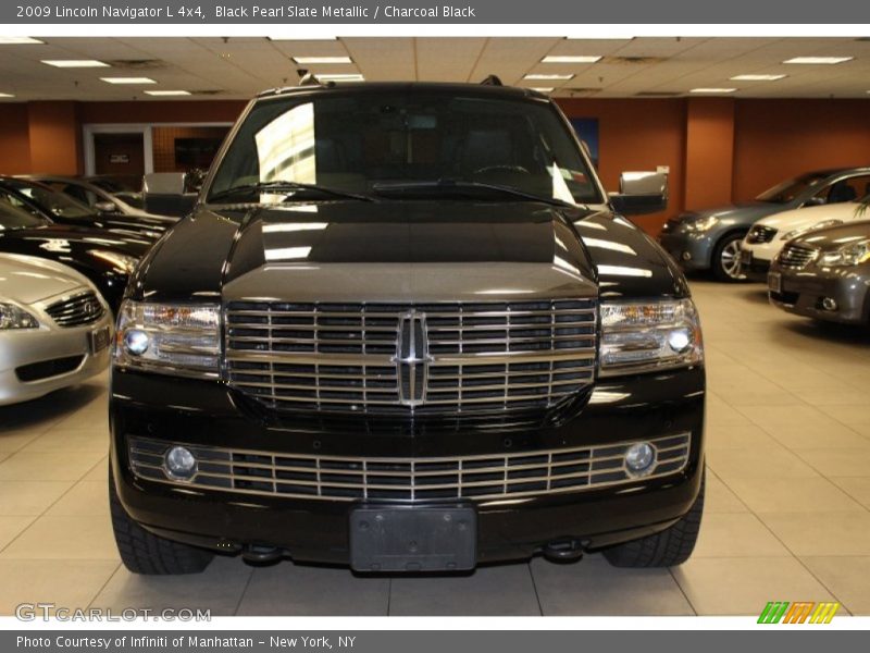 Black Pearl Slate Metallic / Charcoal Black 2009 Lincoln Navigator L 4x4