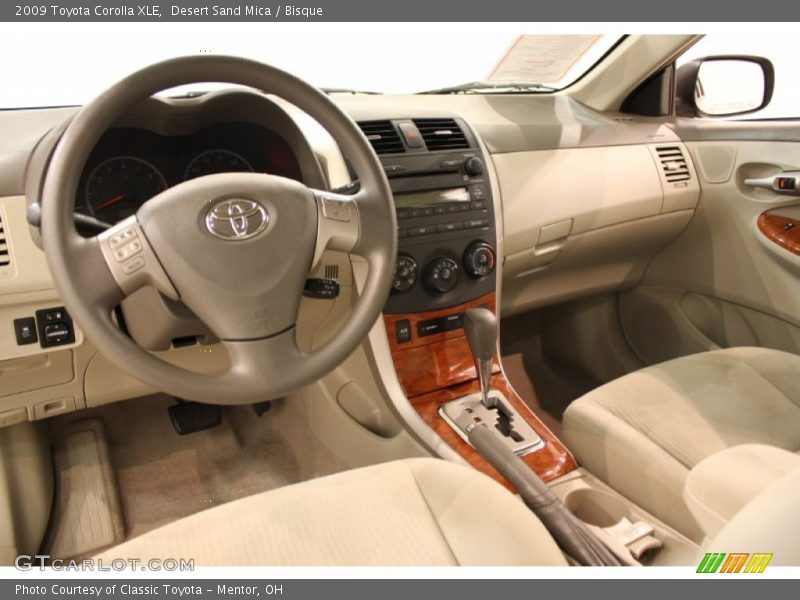 Desert Sand Mica / Bisque 2009 Toyota Corolla XLE