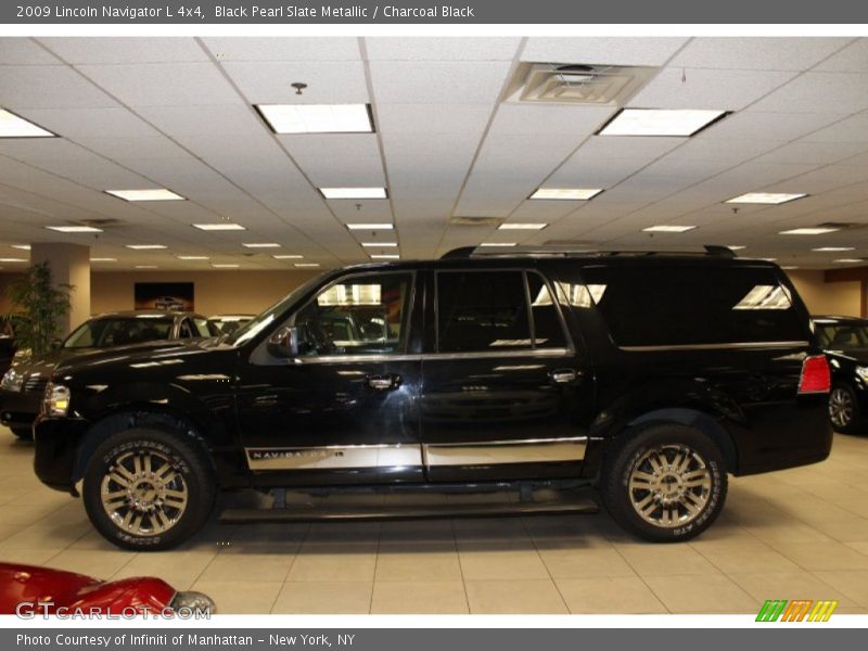Black Pearl Slate Metallic / Charcoal Black 2009 Lincoln Navigator L 4x4
